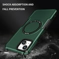 thumbnail image 3 of Allytech Magnetic Designed for iPhone 13 Case, Compatible with Magsafe Slim Thin PC & TPU Hybrid Protective Case for Apple iPhone 13 5G 6.1", Darkgreen, 3 of 10