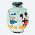 thumbnail image 3 of Sudadera con capucha para hombre con estampado 3D de dibujos animados de Disney para otoño e invierno, sudadera con estampado de pato Donald, estilo casual de moda clásica, sudadera con capucha para h, 3 of 5
