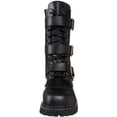 thumbnail image 4 of Riot-12, 12 Eyelet 3 Strap Steel Toe Blk Leather Calf Boot, 4 of 5