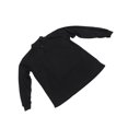 thumbnail image 2 of Camiseta de trabajo de manga larga, cuello vuelto, cómoda, profesional, color liso, color negro, XL, 2 of 14