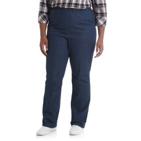 Lee Riders Women S Plus Size Simply Comfort Waist Fit Straight