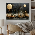 thumbnail image 2 of Designart "composition Constellations II" Abstract Collages Metal Wall Decor, 2 of 5