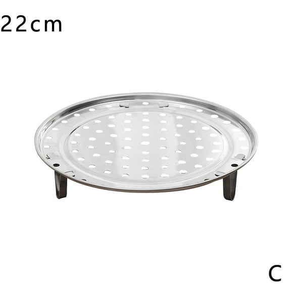 Stainless Steel Steamer Rack Pot for Pots Tamale Food Steaming Plate Steamers Cooking （Silver）