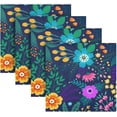 thumbnail image 5 of GZHJMY Colorful Floral Berries Napkins Table Decorations Napkin Set for Gift Giving, Dining, Parties 20 x 20in, 5 of 7