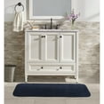 thumbnail image 2 of Garland Rug Sedona Washable Polypropylene Navy Bathroom Runner, 22” x 60”, 2 of 6