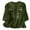 Army Green-2, variant on Women's Gauze Tops Summer Casual Solid Color Embroidered Round Collar Summer Top(3XL)Green