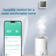 thumbnail image 4 of Tuya Wifi Temperature and Humidity Sensor with Backlight App Remote Monitoring for Home Smart Scene Linkage, Compatible with Amazon Alexa and Google Home Voice Control, 4 of 8