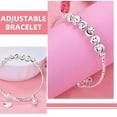 thumbnail image 2 of LOLIPPYY 2-Pack Adjustable Baby Girl Bracelets with Cute Bell Charms, Soft Comfortable Fit Infant Jewelry Accessories, 2 of 7