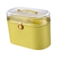 thumbnail image 1 of Caja de Almacenamiento BLESIY Multifuncional Amarillo 2 Compartimentos con Tapa y Asa, 1 of 8