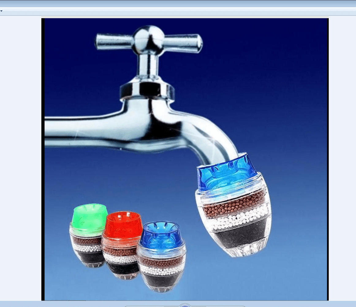 Portable Size Home Household Kitchen Mini Faucet Tap Water Filter Clean Purifier Filter Filtration Cartridge