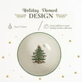 thumbnail image 3 of Spode Christmas Tree Round Serving Bowl - 8-Inch Ceramic Bowl for Pasta, Salad, Soup, and Side Dishes - Elegant Porcelain Design, Stackable, Dishwasher & Microwave Safe - Ideal for Holiday Gatherings, 3 of 7