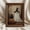 Unframe-01, variant on Rustic Winter Scene Canvas Prints Rustic Santa Clothesline Christmas Wall Art Pictures for Living Room Bedroom Home Decor No Frame