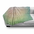 thumbnail image 2 of Saying Soft Flannel Fleece Throw Blanket, Design of Daily and Uplifting Morning Motto on an Ombre Inspired Background, Cozy Plush for Indoor and Outdoor Use, 50" x 70", Multicolor, by Ambesonne, 2 of 5