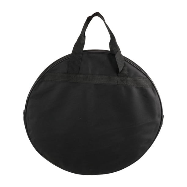 Bolsa de platillo con manija portátil, 20 pulgadas, resistente a los arañazos, con una caja de transporte de platillo resistente al desgaste