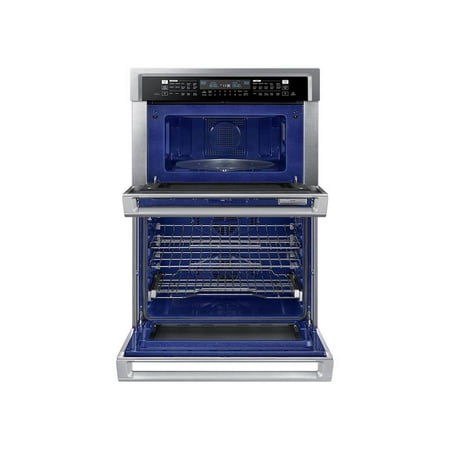 Samsung - 30" Microwave Combination Wall Oven with Steam Cook and WiFi - Stainless Steel