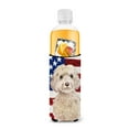 thumbnail image 3 of Carolines Treasures BB9375MUK Champagne Cockapoo Patriotic Michelob Ultra Hugger for slim cans  Slim Can multicolor, 3 of 3