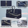 thumbnail image 4 of Bolsa de viaje Lucky 65L con correa ajustable Azul Marino, 4 of 6