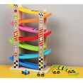 thumbnail image 2 of Wooden Ramp Racer, Race Toddlers Small Cars, Race Car, 2 of 8