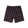thumbnail image 4 of New Boys Mens Swimming Trunks Swim Shorts Board Shorts With Pockets Print Swimwear Beachwear Underwear Swimsuit Beach Pants Casual Quick Dry Bathing Suit Surfing Black Flamingo Print 3XL, 4 of 8