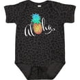 thumbnail image 3 of Inktastic Aloha in Cursive with Pineapple Rainbow Colors Boys or Girls Baby Bodysuit, 3 of 5