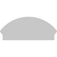 thumbnail image 5 of Ekena Millwork 34"W x 15-3/8"H x 2-3/4"P Segment Arch Sunburst Architectural Grade PVC Combination Pediment, 5 of 7