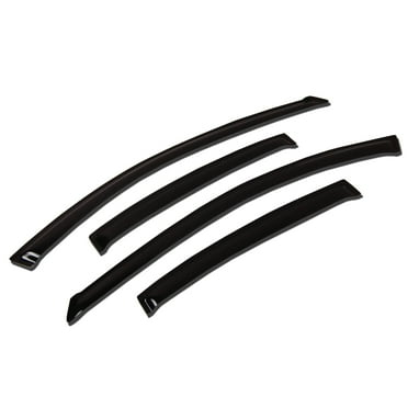 TuningPros WV-069-5 Window Visor For 1979-1986 GMC C2500 K2500 Suburban - Outside Mount 4 Pcs Set
