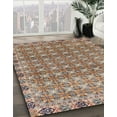 thumbnail image 2 of Ahgly Company Indoor Rectangle Abstract Burly Brown Abstract Area Rugs, 7' x 10', 2 of 6