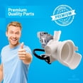thumbnail image 3 of 436440 Washer Drain Pump Motor and Housing for Bosch 00436440, LP6440, 3 of 7