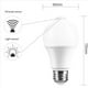 thumbnail image 4 of 5X Bombilla de Luz con Sensor de Movimiento de 12W, Bombilla LED de Seguridad Activada por Movimiento para Exteriores / Interiores, 1000LM, E26 / B22,3500K Cálido, 4 of 5