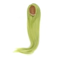 thumbnail image 1 of Peluca De Muñeca De Seda, Larga, Recta, Suave, , Fácil De Peinar, Pelo De Muñeca, Verde Aguacate Para Muñecas, 1 of 7