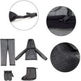 thumbnail image 5 of ABPETE Mesh Suit Jacket Pants Mitt Socks Sets Unisex Ultra-fine Net Mesh Clothing w/Carry Pouch for Fishing Hunting Camping, 5 of 8