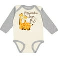 thumbnail image 3 of Inktastic My Grandma Loves Me Boys or Girls Long Sleeve Baby Bodysuit, 3 of 5