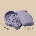 thumbnail image 7 of Cute Cactus Cartoon Drain Soap Box Olive Green Plastic Containers Holders Travel Storage Rack PP Portable Soap Box  Bathroom Accessories, 7 of 7