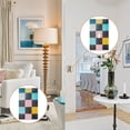 thumbnail image 4 of Yayeee Blank Wall Plate Cover 1-Gang 4.5"x2.7" Home Unused Decorative Outlet, Pink Checkered Pattern, 4 of 7