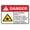 Warning Sign 2, variant on Danger Lead Work Area Poison Sign, 8"x12" Aluminum Tin Warning Sign, Toxic Area Sign for Home Outdoor Garden