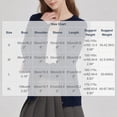 thumbnail image 3 of Lightweight Sweater Cardigan for Women Knitted Crew Neck Long Sleeve Button Down Coat Trendy Casual Comfy Clothes (M, Navy), 3 of 7