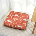 thumbnail image 3 of Sunshine Watermelon Pillow&nbsp;– 22x22 Inch Large Seat Cushion, Dutch Velvet, Bright Tropical Pattern for Yoga & Balcony Relaxation, 3 of 7