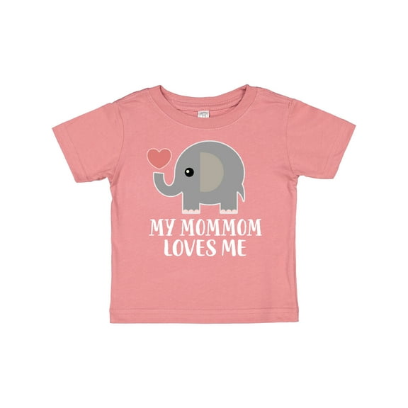Inktastic Mommom Loves Me Grandchild Boys or Girls Baby T-Shirt