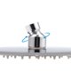 thumbnail image 5 of Cabezal de Ducha de Alta Presión Unique Bargains Cabezal de Ducha de Mano de Acero Inoxidable Ducha de Lluvia Thread G1/2 4" x 9" Plata, 5 of 5