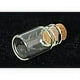 thumbnail image 2 of Glass Bottles, with Cork Stopper, Bead Containers, Wishing Bottle, Clear, 18x10mm, Wooden Plug: 6-7x6~6.5mm, Capacity: 1.5ml(0.05 fl. oz), Bottleneck: 7mm in diameter, 2 of 2
