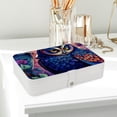 thumbnail image 6 of Owt PU Leather Jewelry Boxes Necklace Holder Display Case with Removable Compartment Portable, 6 of 6