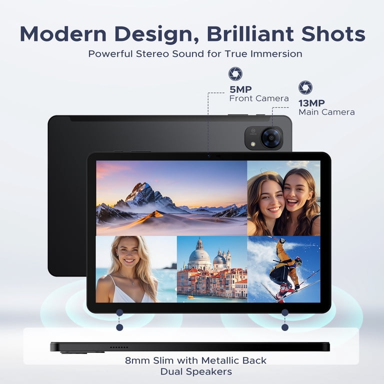 Aorlym P10 Pro Android 16 Tablet, 10 inch Tablets with Gemini AI