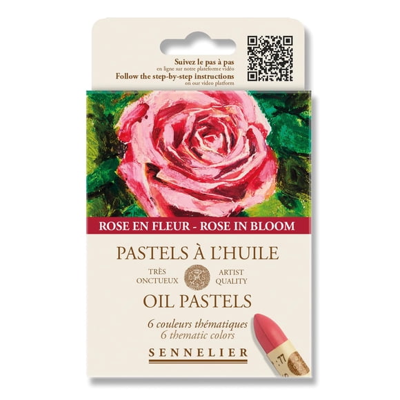 Pasteles al óleo SENNELIER Rose Bloom, set de 6