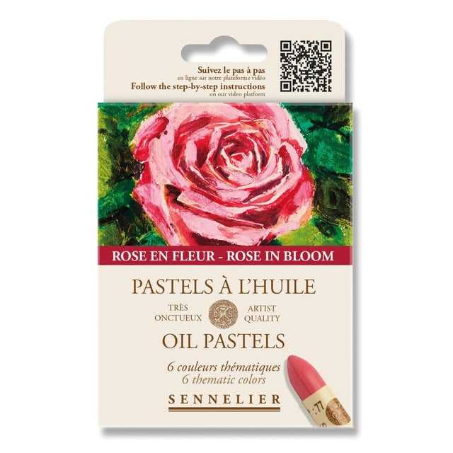 Pasteles al óleo SENNELIER Rose Bloom, set de 6