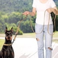 thumbnail image 5 of YIXIGGC Double Handle Dog Leash 6ft, Heavy Duty, Reflective Dual Handle Dog Leash for Safety Training, for Medium Large Dogs,2 Handle Leads(Brown) DYF329-2160, 5 of 5