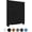 Black - 1 Pack, variant on Window Blinds Cordless No Drill Cut to Size Clip On Stick On Self Adhesive Temporary Blinds Pleated Paper Blinds for Windows Doors Shades for Home Nursery Bedroom Kitchen Bathroom