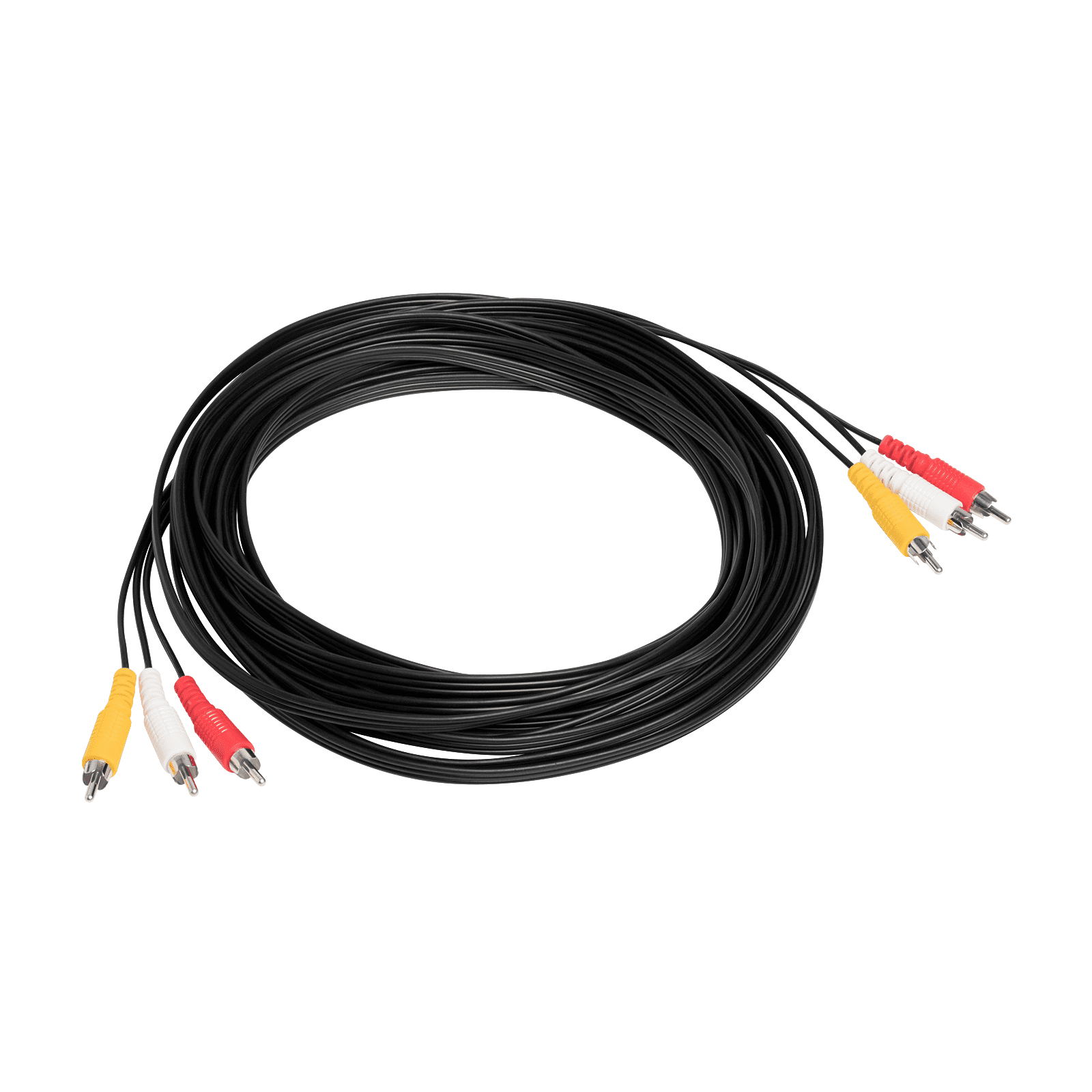 100 FT Premium 3 RCA Composite Extension Audio Video AV Cable Yellow