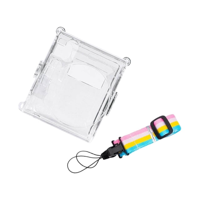Portable Protective Case Scratch Proof Crystal for Fuji Instant Camera Hollow Button