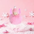 thumbnail image 4 of Adorno Colgante de Muñeca Navideña para Árbol de Navidad y Fiestas | Poliéster Rosa 18X12X6Cm | 1 Unidad, 4 of 6