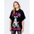 thumbnail image 1 of t-shirt Just a Girl who loves 4 Wheelers ATV Quad Kids Girls T-Shirt Tee For Adult, Men, Women, Teen, Teenager, Adolescent, Youth, 1 of 4